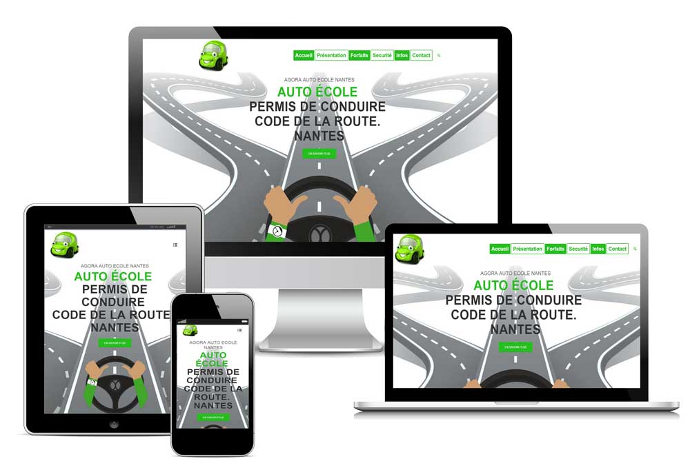 Refonte site internet AGORA Auto-Ecole