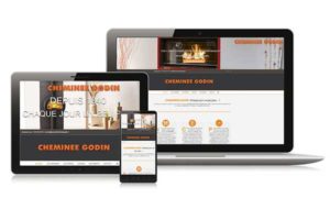 Site web catalogue »Cheminées Godin »