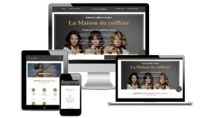 Refonte du site Web La Maison du coiffeur Nantes